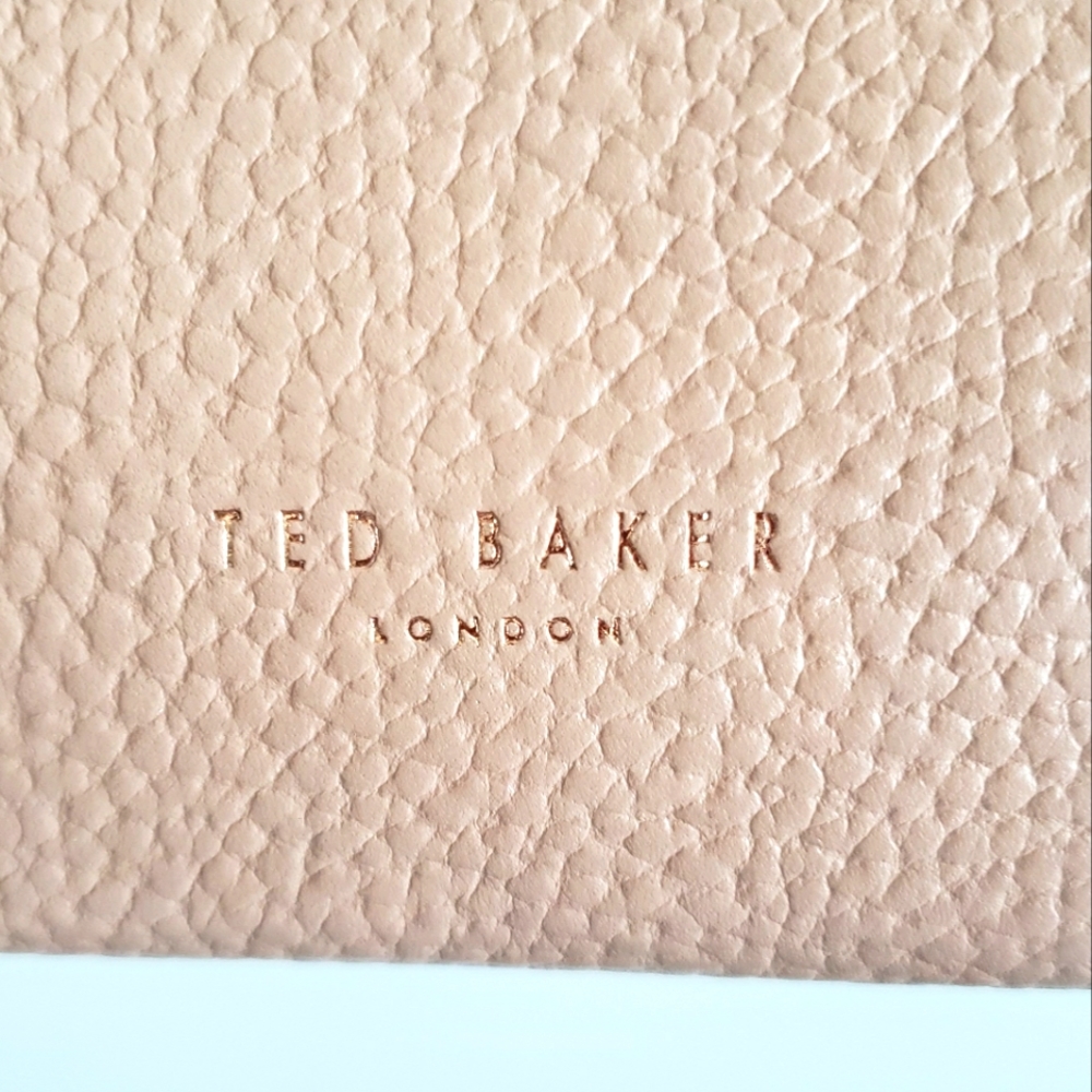 TED BAKER Parson Clutch Soft Leather Crossbody Handbag - Picture 9 of 15